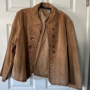 Chico’s 100% leather jacket